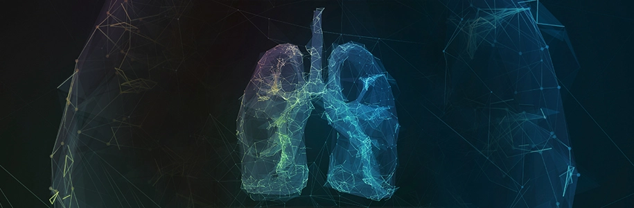 Abstract illustration of lungs