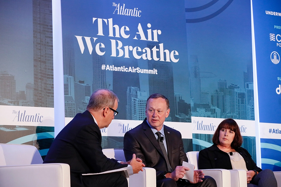 Harold Wimmer at the Air We Breathe summit