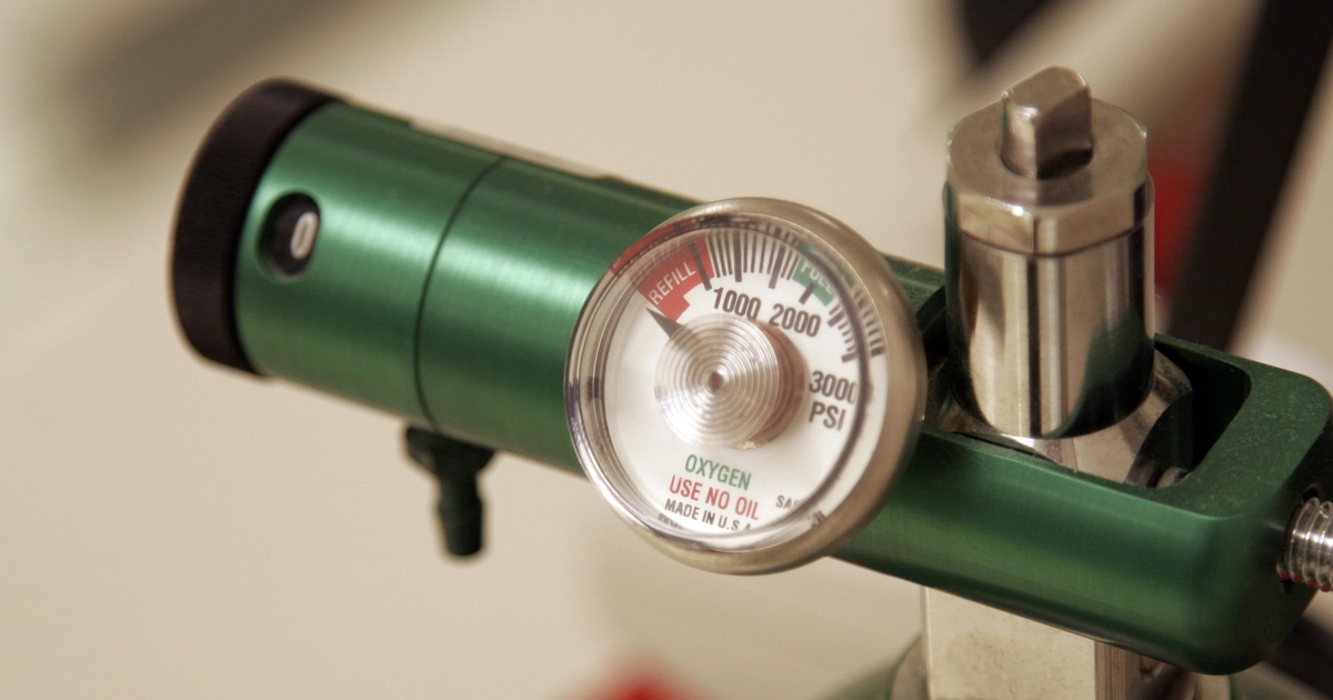 oxygen tank gage. 